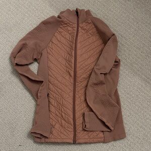 Women's Mauve Quilted Athletic Jacket